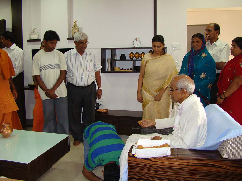 Blessings From Siddeshwar Swamiji